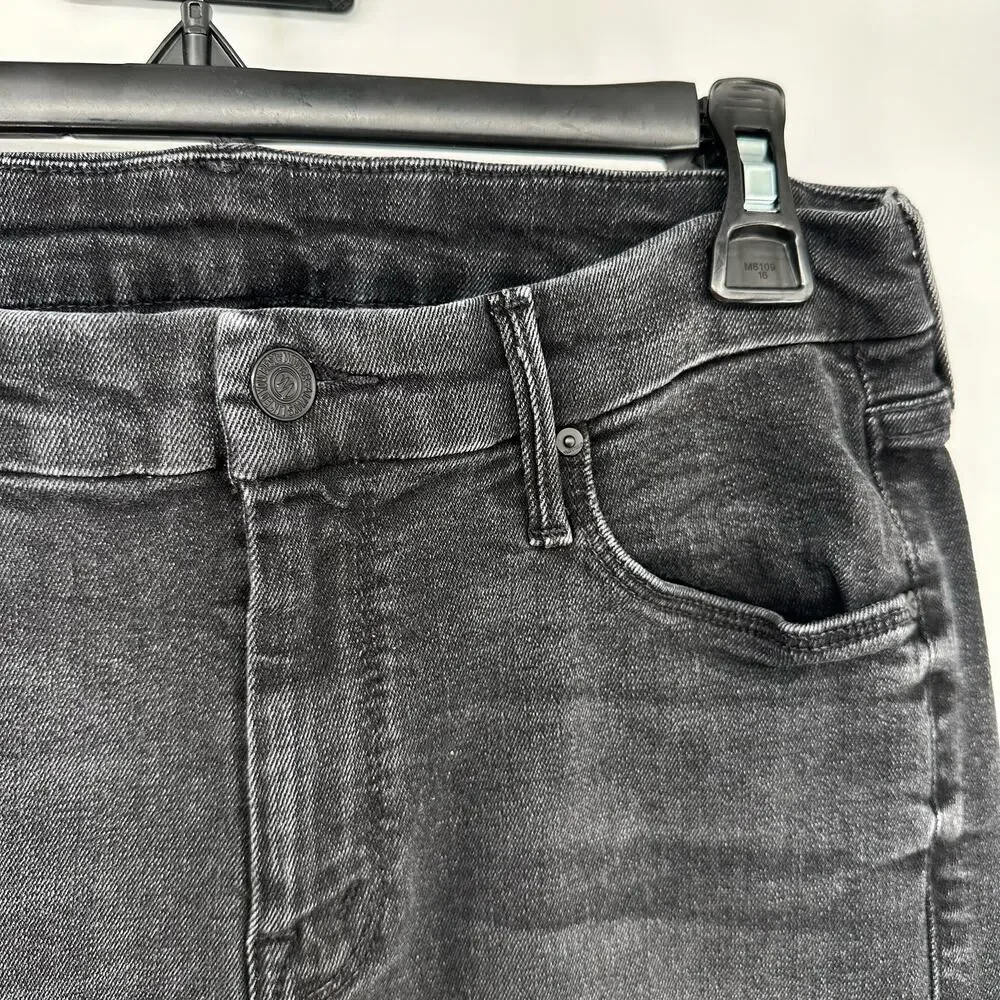 MOTHER Black Mid-Rise Jeans Size 29 - Picture 2 of 3